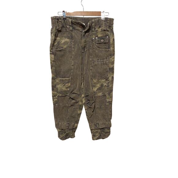 oli and hali cargo pants camo corduroy medium - Picture 1 of 3